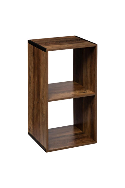 Five Simply Smart رف تخزين خشبي مكوّن من قسمين، مكوّن من وحدات متعددة