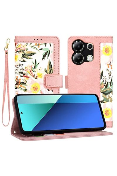 Tim Protective Case for Xiaomi Redmi Note 13 4G, Timaconprotect, U39, -leather, Sweetheart Soft Rose