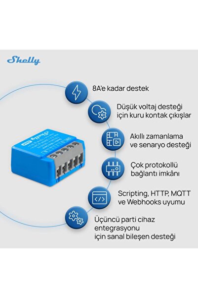Shelly 1 Mini Gen4 Akıllı Röle