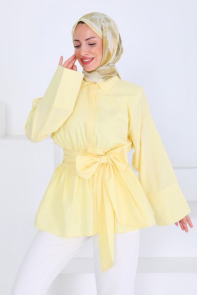 TOFİSA Waist Tunic Sari - 27550