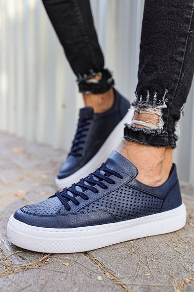 Mooien Mn015 - Cbt First Edition Men's Shoes Navy Blue