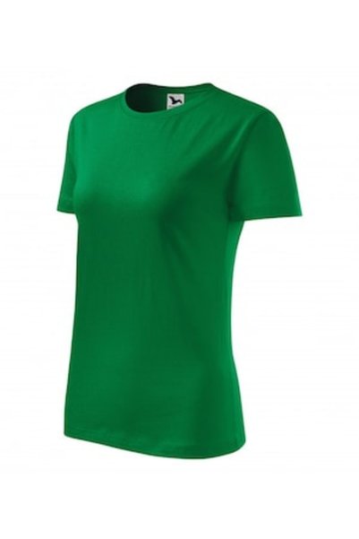 Malfini - Tricou pentru dama, Classic New 133, M Verde mediu