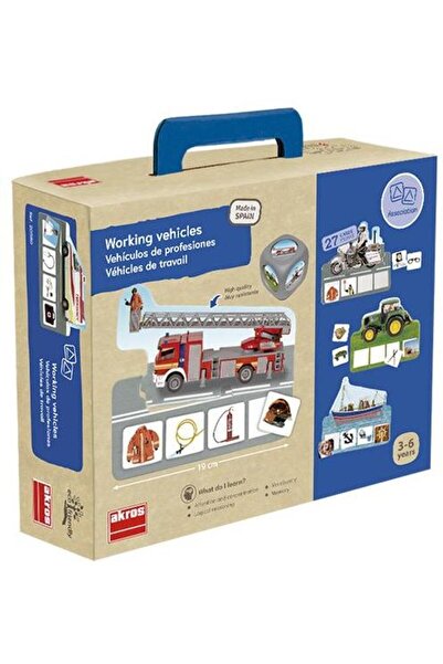 AKROS Joc educational de asociere Masini si utilaje