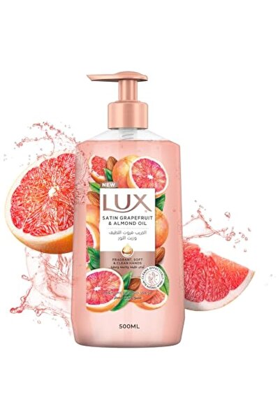 Lux Natural Lux Perfumed Hand Wash, Satin Grapefruit and Almond Oil, for Fragrant, Soft & Clean Hands, 500ml