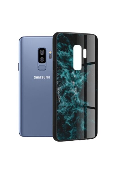 OEM Θήκη για Samsung Galaxy S9 Plus, σειρά Techsuit Glaze, μπλε νεφέλωμα