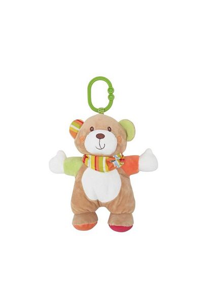 LORELLİ Stuffed Toy Bear, 22 cm, rattle, 0 months+
