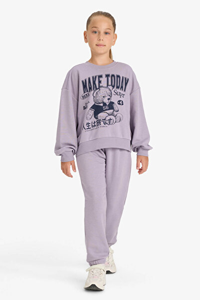 DeFacto Lilac Girl's Bottom-Top Set E6416A8/Pr314