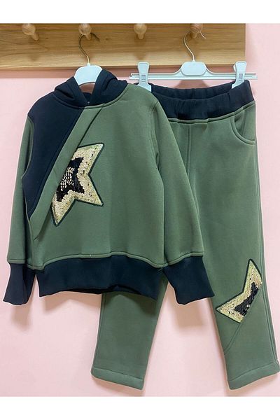 Cherrys Bebek Shining Star Fleece Tracksuit Set