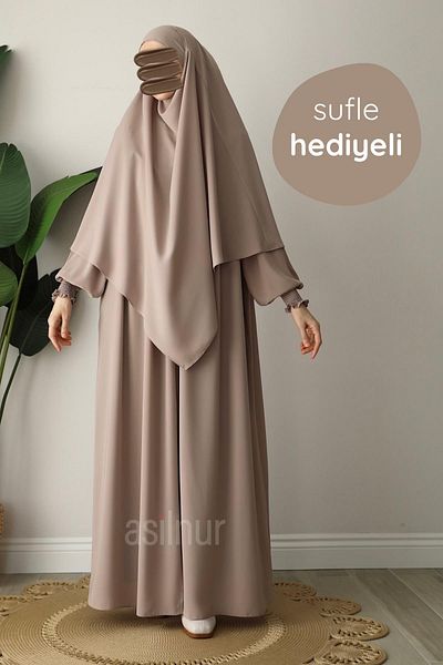 ASİLNUR Alya Ferace Souffle Gift Set Stone