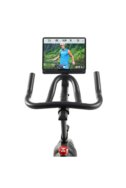 PROFORM Sport CX Large LCD Display Indoor Exercise Bike with Built-In Tablet Holder and Dumbbells 115kg