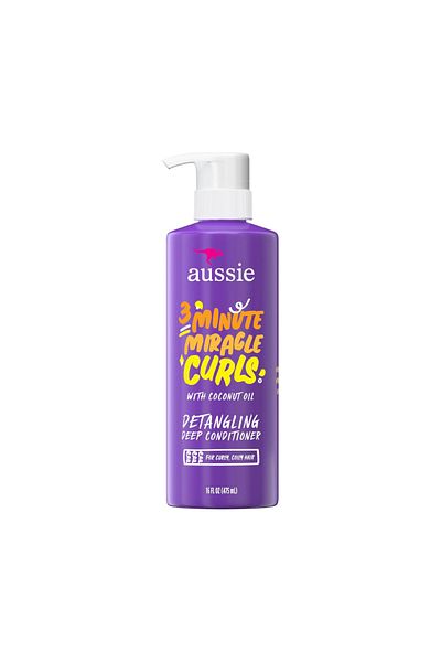 Aussie 3 Minute Miracle Deep Conditioner for Curly Hair with Coconut Oil 475ml