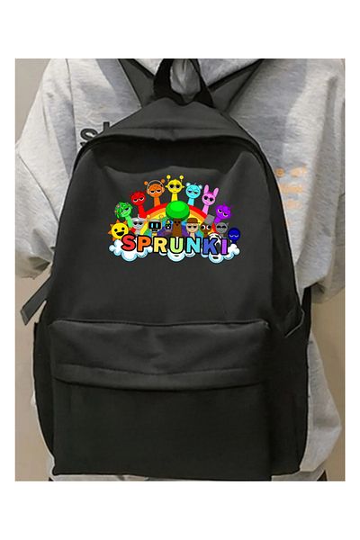 Toum Sprunki Printed School, Dershane, Course Backpack