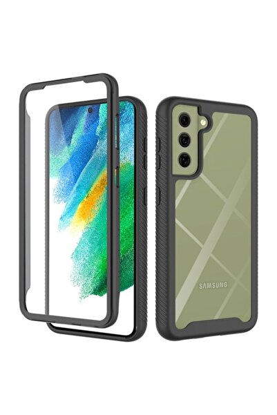 Bibilel Husă de protecție pentru Samsung Galaxy S21 FE 5G + Protector de ecra...