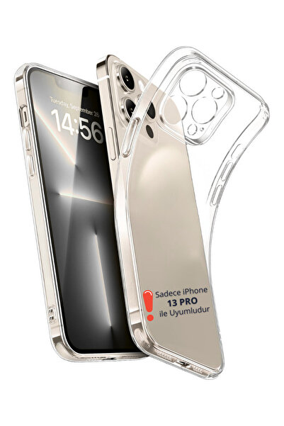 EVAX (Luxury Clear) iPhone 13 Pro Compatible Luxury Series Soft Flexible Clear Silicone Case