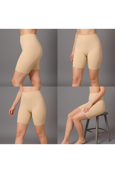 Sh Mağazacılık Model Porfy, cu efect de slăbire, tăiat cu laser, pantaloni lungi, fără marcaj, corset TEN Color