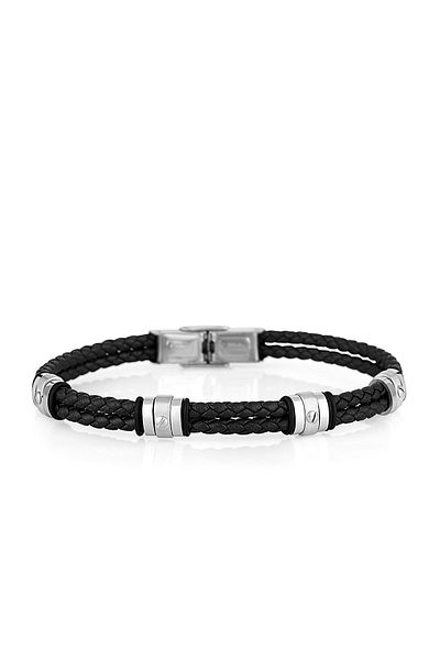Daniel Klein Men's Real Leather Bracelet Dkj.6.10025-1