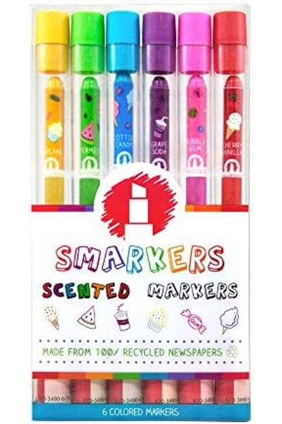 Scentco Pack Of 6 - Multi Color Scented Markers