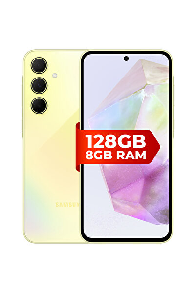 Samsung Telefon mobil Galaxy A35, Dual SIM, 8GB RAM, 128GB, 5G, Awesome Lemon