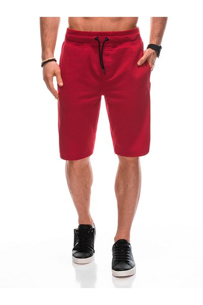 Edoti Men's sweat shorts EM-SRBS-0101 red XL