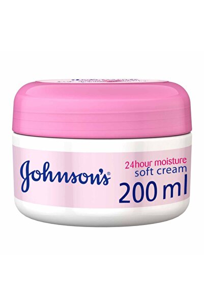Johnson's كريم ناعم لترطيب يدوم 24 ساعة، 200 مل
