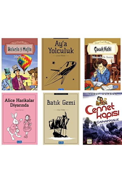 Parıltı Yayınları Cennet Kapısı Çanakkale 6 Kitap Set