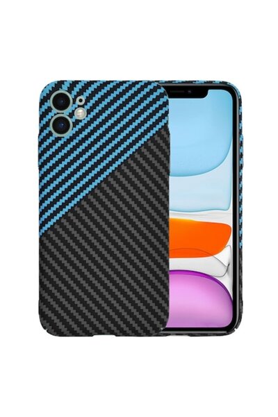 Techsuit Carcasă pentru iPhone 11 - Carbonite FiberShell K22, Policarbonat, B...