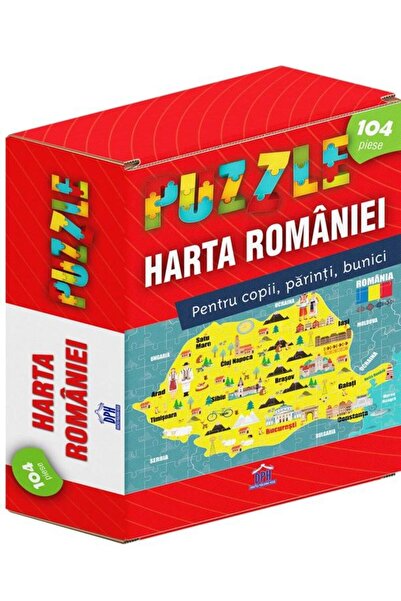 Didactica Publishing House Puzzle Harta Romaniei