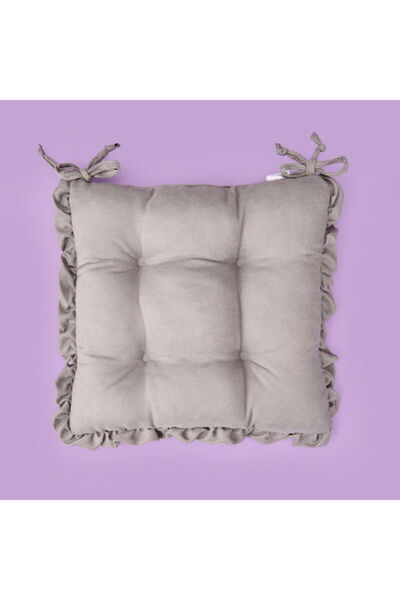 Evidea Pernă pentru scaun Soft Nora - Gri - 40x40 cm