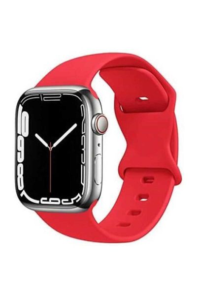 General Store Soft Silicone Strap for Apple Watch S/M 38/40/41 MM - Red