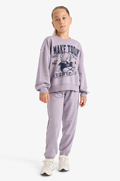 DeFacto Lilac Girl's Bottom-Top Set E6416A8/Pr314