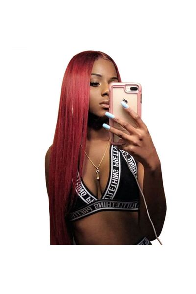 Generic Long Straight Hair Wigs Cross-Border