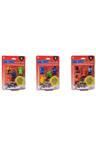 Gang Beasts - Set of 5 figurines with a rare character