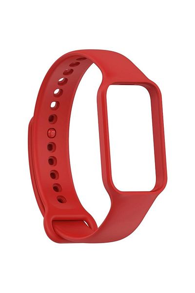 General Store Curea compatibila Xiaomi Mi Band 8 Active, SA&SO General Store®, silicon, rosu