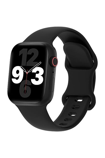 General Store Curea din silicon moale, de la General Store, compatibilă cu Apple Watch S/M, 38/40/41 MM - Negru