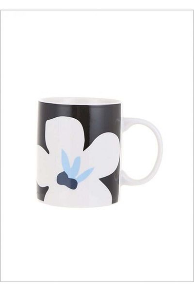 Miniso Colorful Ceramic Mug - Black - 320 ml