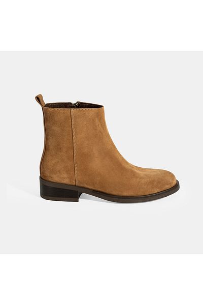 Desa Women's zippered suede leather boots