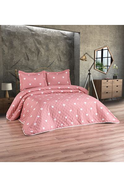 diabella Love Double Sided 3 Piece Double Bedspread