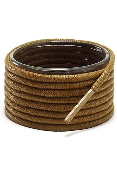 Endurance Sports Set 2 Waxed Shoelaces, Brown, 100 cm