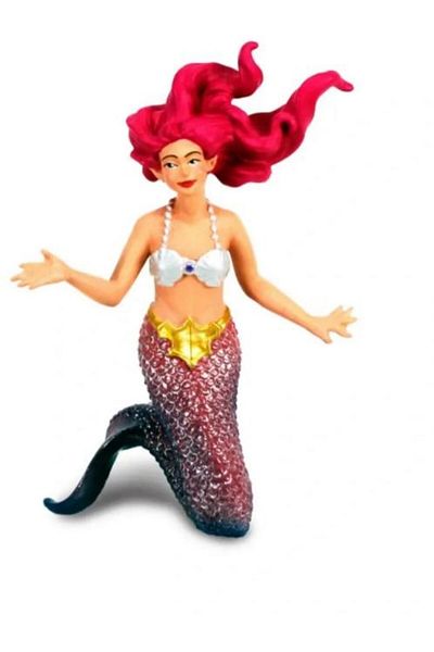 Safari Mermaid with pink hair