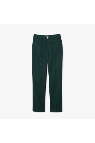 Lacoste Kadın Straight Fit Koyu Yeşil Pantolon