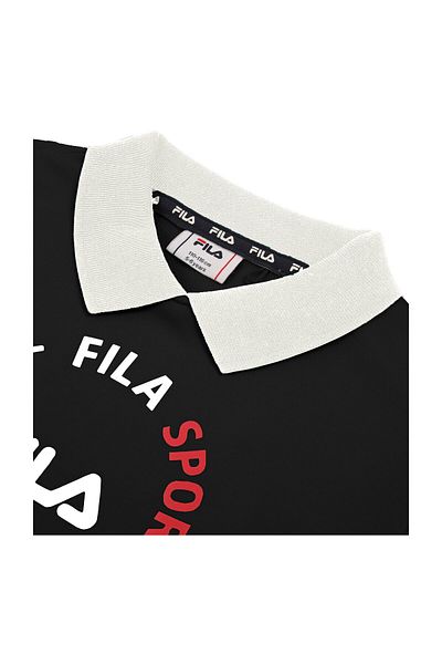 Fila Prarolo Regular Graphic Polo Sweatshirt