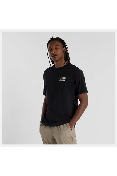 New Balance Sportovní tričko s vícebarevným logem