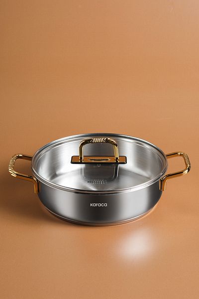 Karaca 24 cm Gold Karnıyarık Cookware - Induction Based Macka