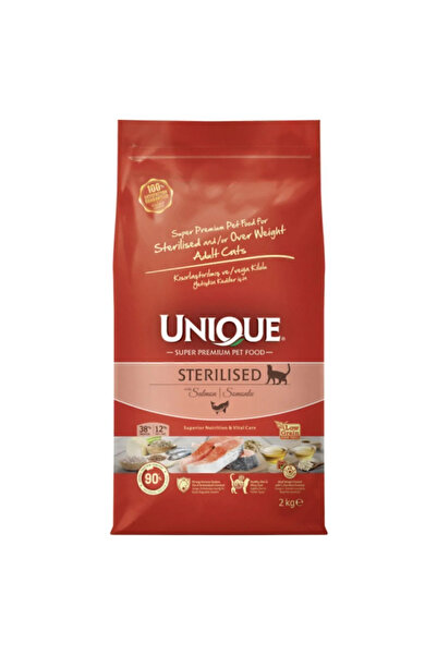 Unique Strelised Somonlu Kısır Kedi Maması 1,5 kg