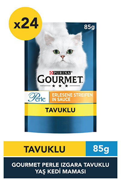 Gourmet Perle Tavuklu Yaş Kedi Maması 24 Adet
