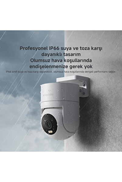 Xiaomi Outdoor Camera CW300 - Akıllı Dış Mekan Kamerası 4MP 360 PTZ IP66 (Xiaomi Türkiye Garantili)