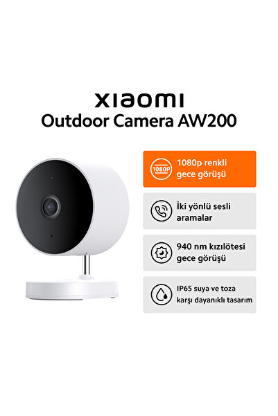 Xiaomi Outdoor Camera AW200 - Akıllı Kamera (Xiaomi Türkiye Garantili)