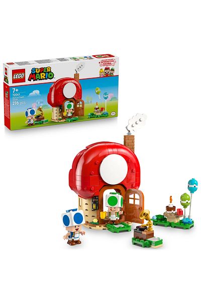 LEGO Super mario toad's house party 72041 - toy construction set for children over 7 years old (276 pieces)