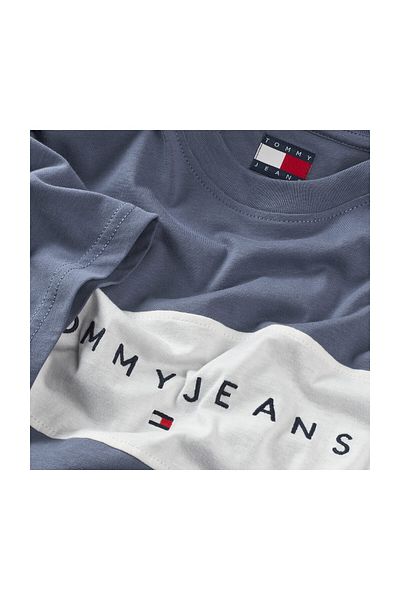 Tommy Hilfiger Tricou TJM REG CBLK cu logo liniar