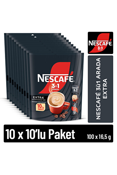 Nescafe 3ü1 Arada Extra 10(10X16.5G)